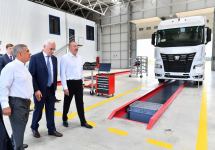 Президент Ильхам Алиев и Раис Республики Татарстан Рустам Минниханов приняли участие в открытии ООО «Авто Лизинг Азербайджан» в Промышленном парке «Экономическая зона Аразская долина» (ФОТО/ВИДЕО)