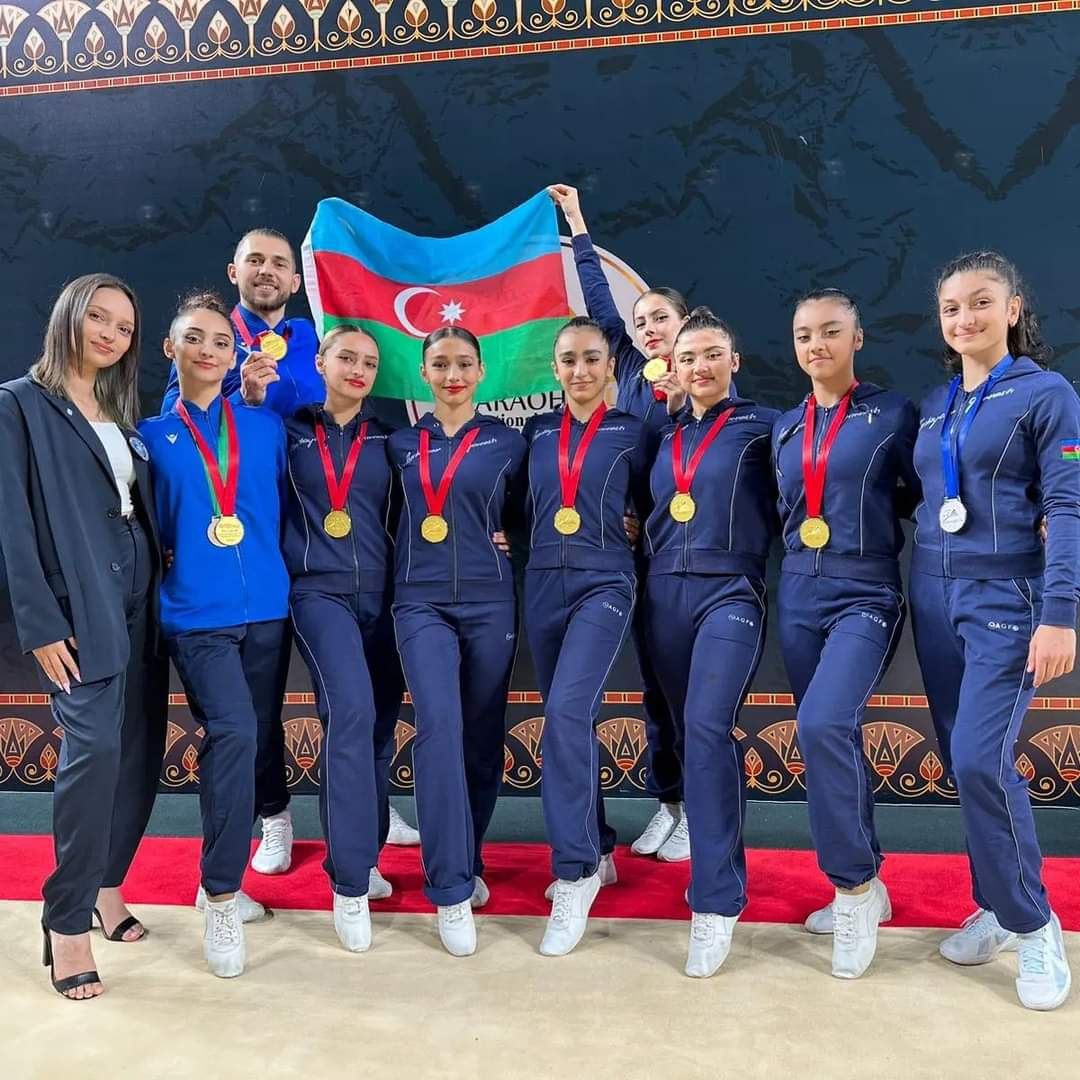Азербайджанские гимнасты завоевали золотые медали на турнире в Каире (ФОТО)