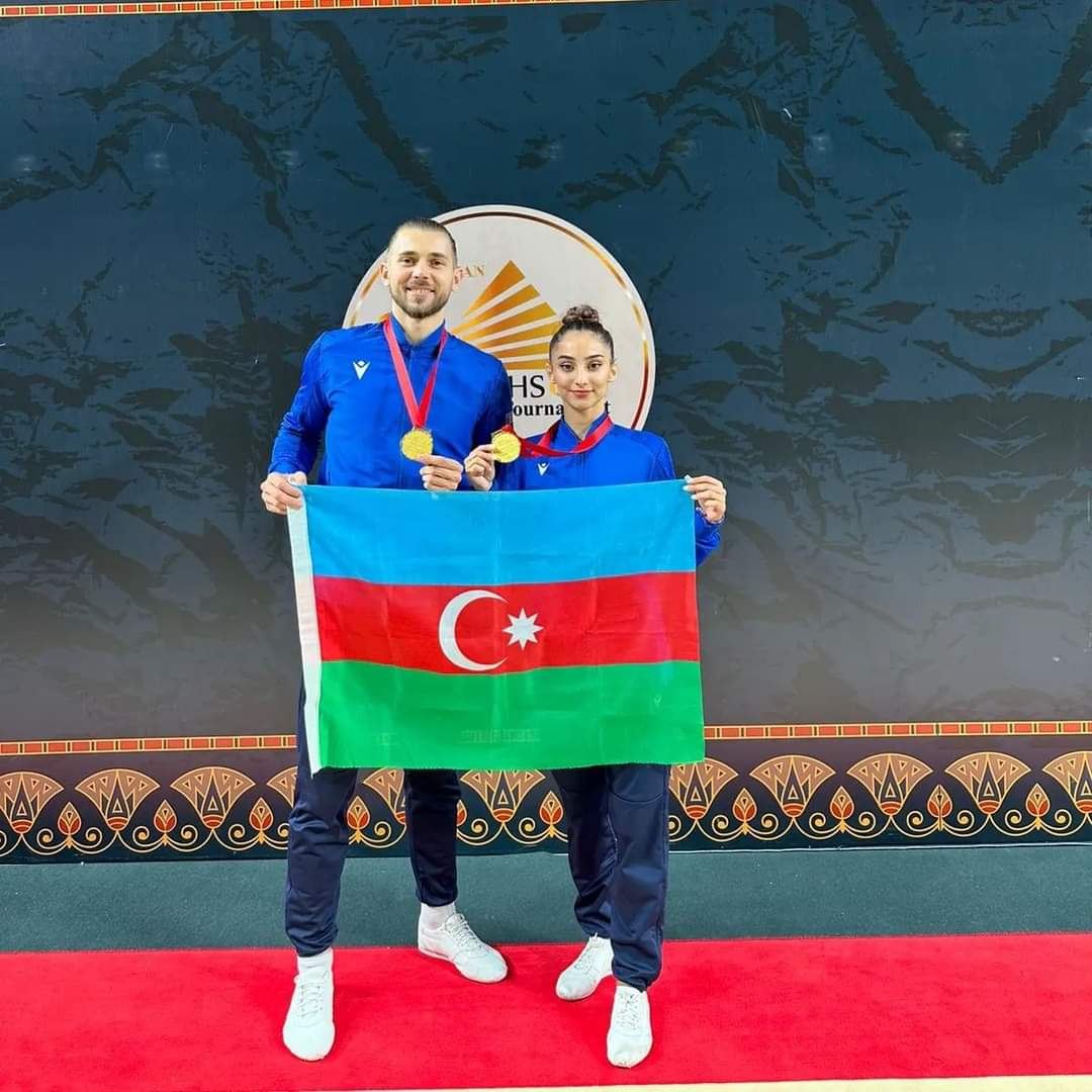Азербайджанские гимнасты завоевали золотые медали на турнире в Каире (ФОТО)