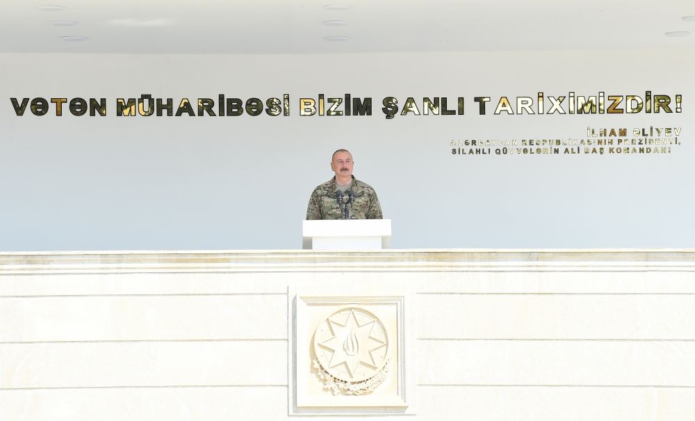 Президент Ильхам Алиев: Мы сорвали коварные планы Армении и ее зарубежных покровителей