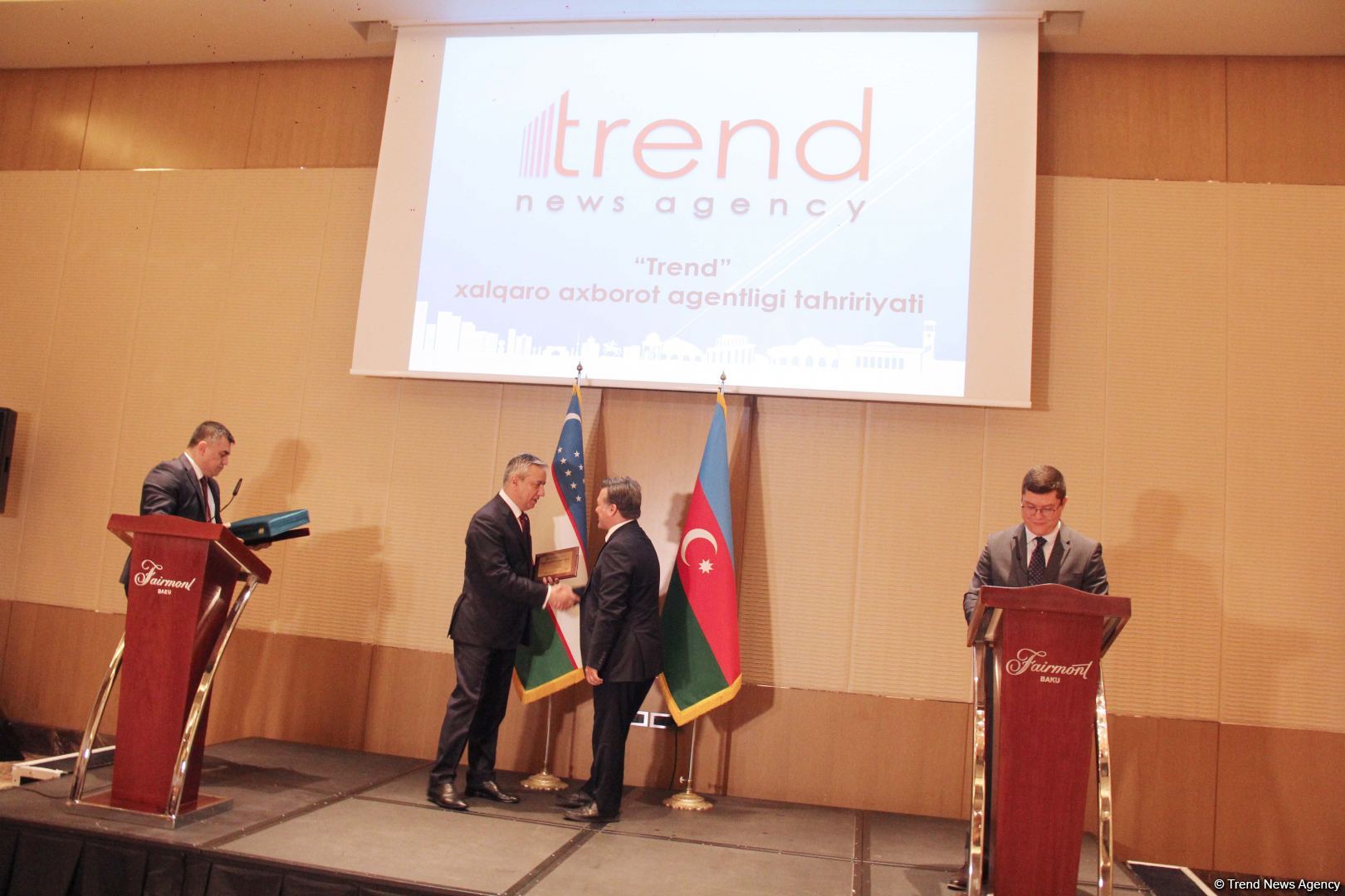 АМИ Trend и Turkic.World отмечены благодарственными дипломами за вклад в развитие отношений между Азербайджаном и Узбекистаном (ФОТО)