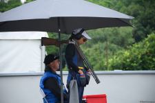 Женская сборная Азербайджана по стрельбе выступила в квалификации на III Европейских играх (ФОТО)
