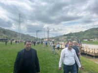 Представители дипкорпуса посетили созданный на берегу реки Хакари бульвар в Лачине (ФОТО)