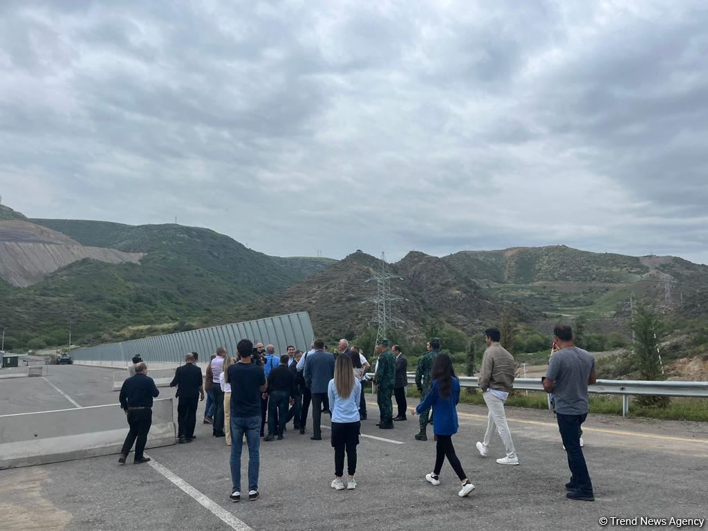 Representatives of foreign diplomatic corps arrive in Azerbaijan's Lachin (PHOTO)