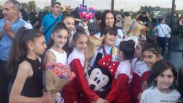 Азербайджанская гимнастка, выступившая на Всемирных летних играх Специальной Олимпиады, вернулась из Германии с медалями (ФОТО)