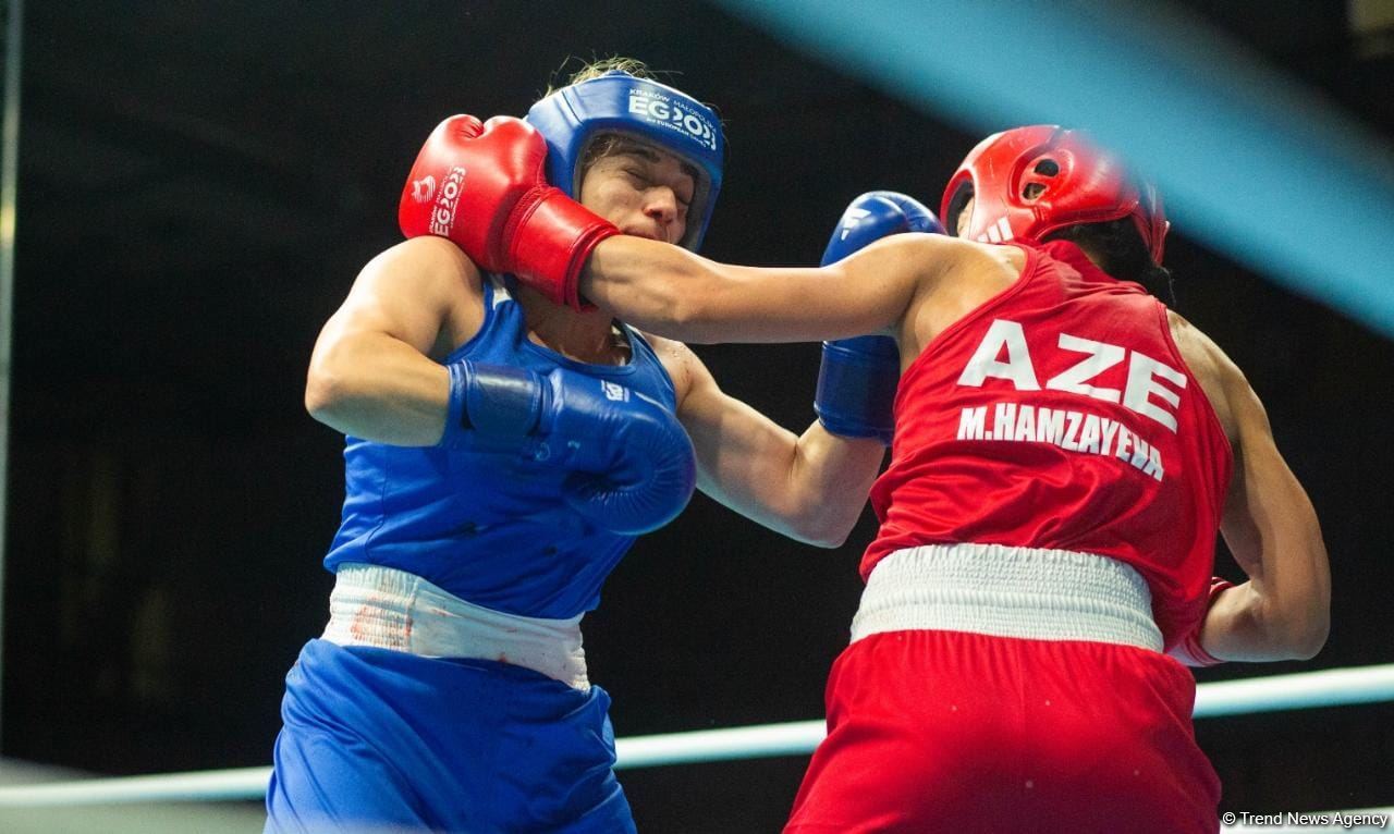 Azerbaijani female boxer defeated Armenian rival at European Games