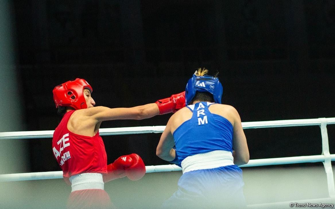 Azerbaijani female boxer defeated Armenian rival at European Games