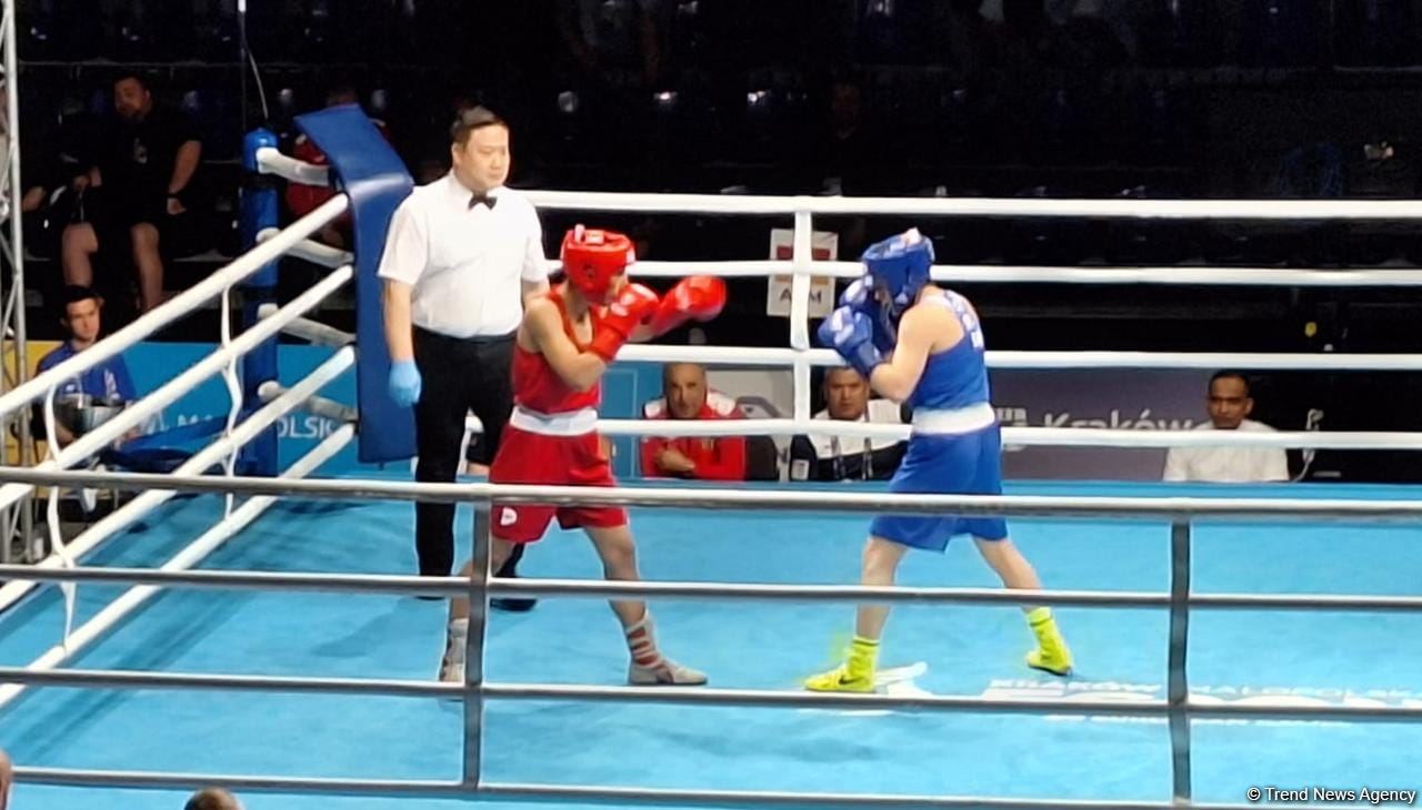 Azerbaijani female boxer defeated Armenian rival at European Games