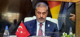 Turkish FM arrives in Azerbaijan (PHOTO)