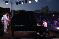 Baku hosts open-air jazz festival featuring musicians from Azerbaijan, Georgia and France (VIDEO/PHOTO)