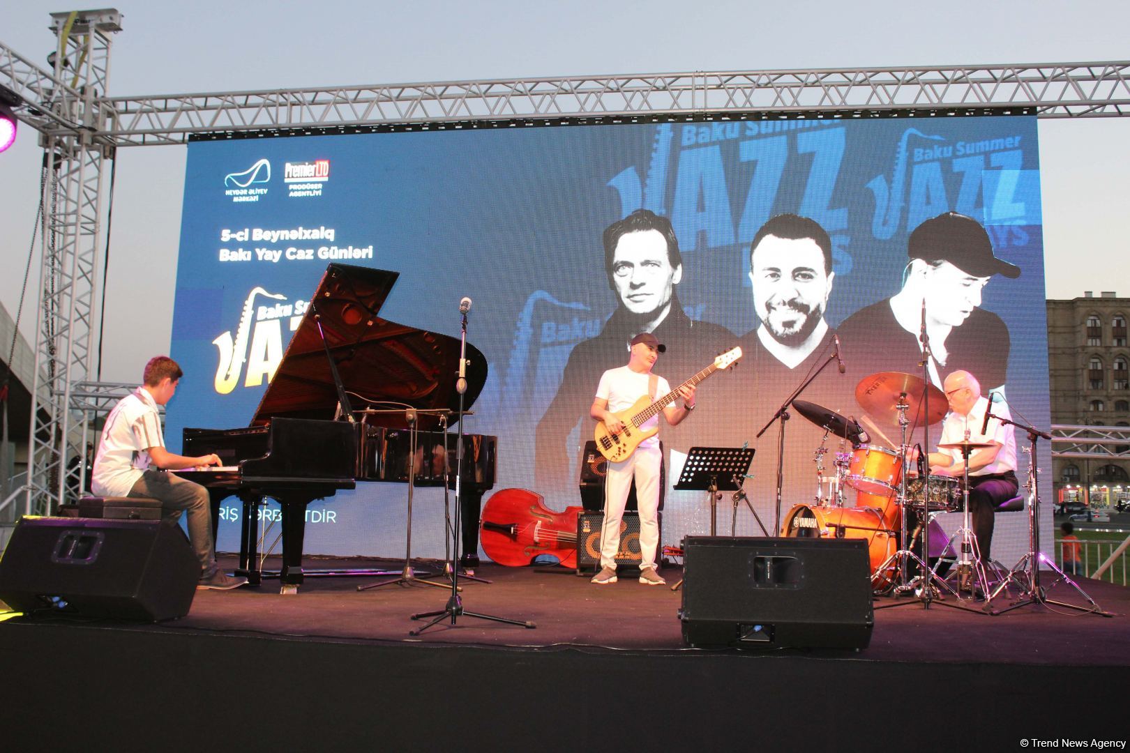 Baku hosts open-air jazz festival featuring musicians from Azerbaijan, Georgia and France (VIDEO/PHOTO)