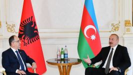 President Ilham Aliyev, President of Albania hold one-on-one meeting (PHOTO)