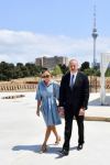 Президент Ильхам Алиев и Первая леди Мехрибан Алиева ознакомились с работами, проводимыми в Центральном ботаническом саду (ФОТО)