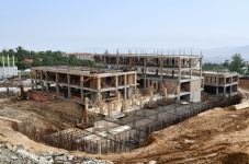 President Ilham Aliyev views construction works progress carried out in Shusha city hospital (PHOTO/VIDEO)