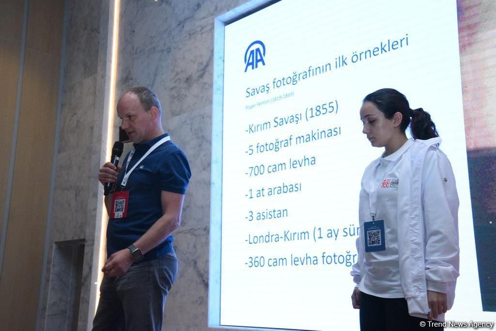 Агентство Anadolu провело тренинг для тележурналистов на тему "Военная журналистика" (ФОТО)