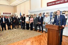 В Национальной библиотеке Азербайджана открылся уголок "Литература и искусство Узбекистана" (ФОТО)