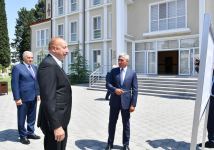 President Ilham Aliyev attends inauguration of new building of Serkar village children's music school in Samukh (PHOTO/VIDEO)