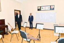 President Ilham Aliyev attends inauguration of new building of Serkar village children's music school in Samukh (PHOTO/VIDEO)
