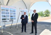 President Ilham Aliyev participates in opening of Ganja-Gazakhbeyli section of Baku-Gazakh-Georgia state border highway (PHOTO/VIDEO)
