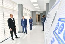 President Ilham Aliyev attends inauguration of Karabakh Regional DOST Center, Karabakh Regional Vocational Training Center in Barda (PHOTO/VIDEO)