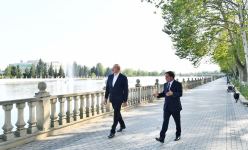 President Ilham Aliyev visits Gazakh district (PHOTO/VIDEO)