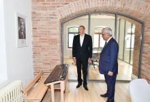 President Ilham Aliyev views conditions created at Gazakh Teachers' Seminary ADA University Gazakh Center (PHOTO/VIDEO)