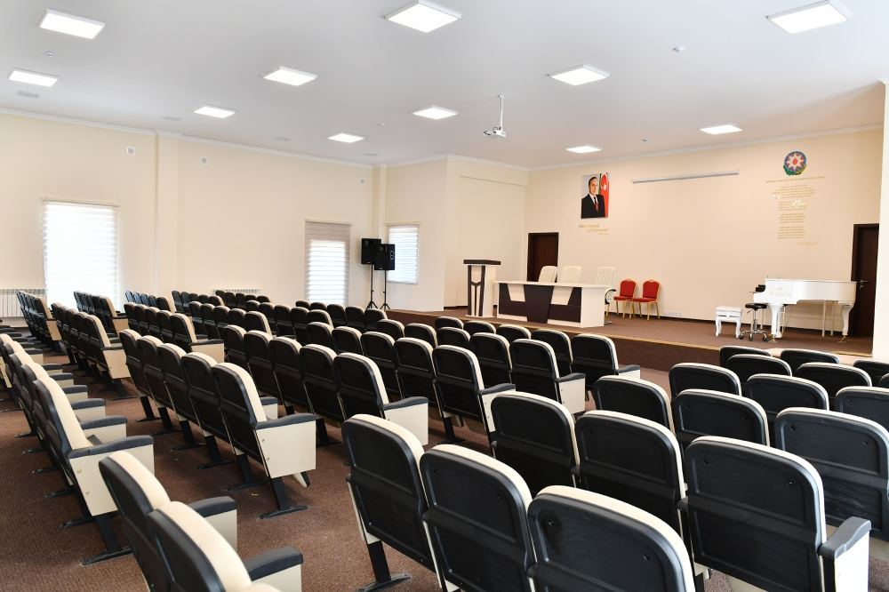 President Ilham Aliyev attends inauguration of new building of Serkar village children's music school in Samukh (PHOTO/VIDEO)