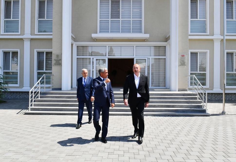 President Ilham Aliyev attends inauguration of new building of Serkar village children's music school in Samukh (PHOTO/VIDEO)
