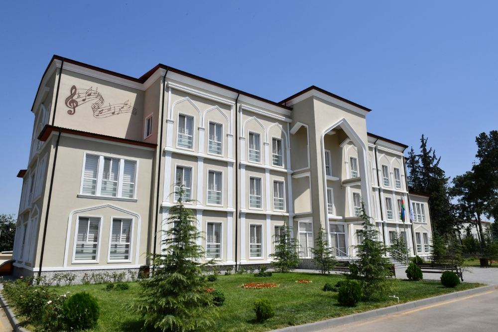 President Ilham Aliyev attends inauguration of new building of Serkar village children's music school in Samukh (PHOTO/VIDEO)