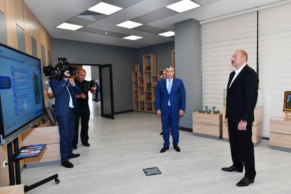 President Ilham Aliyev attends inauguration of Karabakh Regional DOST Center, Karabakh Regional Vocational Training Center in Barda (PHOTO/VIDEO)