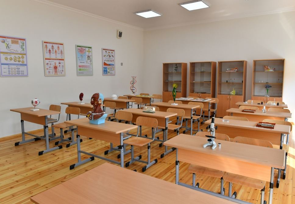 President Ilham Aliyev inaugurates new building of secondary lyceum school with humanities and natural orientation named after Muhammad Fuzuli in Shamkir (PHOTO/VIDEO)