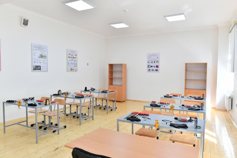 President Ilham Aliyev inaugurates new building of secondary lyceum school with humanities and natural orientation named after Muhammad Fuzuli in Shamkir (PHOTO/VIDEO)
