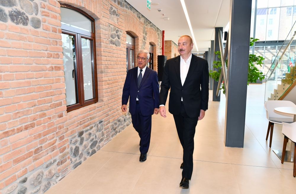 President Ilham Aliyev views conditions created at Gazakh Teachers' Seminary ADA University Gazakh Center (PHOTO/VIDEO)