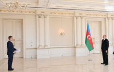 President Ilham Aliyev receives credentials of incoming ambassador of Russia (PHOTO/VIDEO)