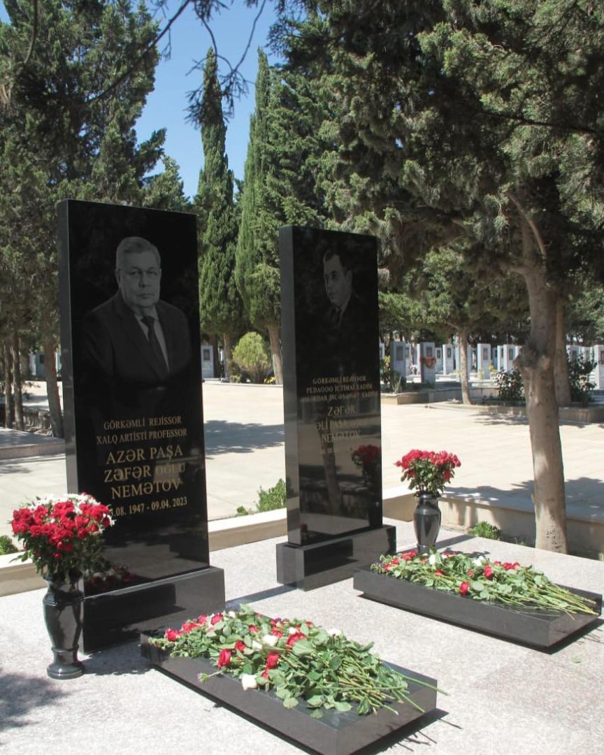 Деятели культуры Азербайджана почтили память Азера Паши Нематова (ФОТО)
