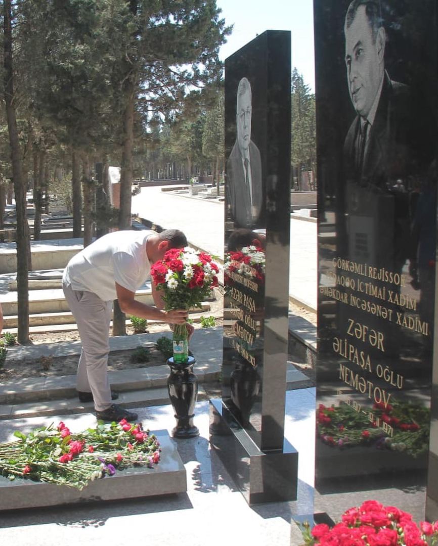 Деятели культуры Азербайджана почтили память Азера Паши Нематова (ФОТО)