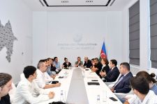 В минкультуры Азербайджана прошла встреча с молодыми кинематографистами (ФОТО)
