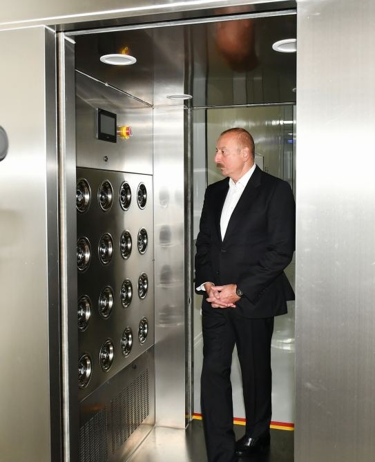President Ilham Aliyev participates in opening of “Diamed” medicines manufacturing plant in Baku (PHOTO/VIDEO)