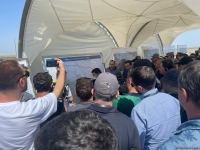 Members of diplomatic corps get acquainted with bridge construction over Khachin River in Azerbaijan's Aghdam (PHOTO)