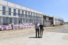 Azerbaijan completes construction work at school in Fuzuli with support of Uzbekistan (PHOTO)