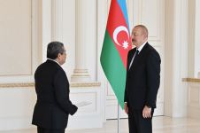 President Ilham Aliyev receives credentials of newly appointed ambassador of Colombia to Azerbaijan (PHOTO/VIDEO)