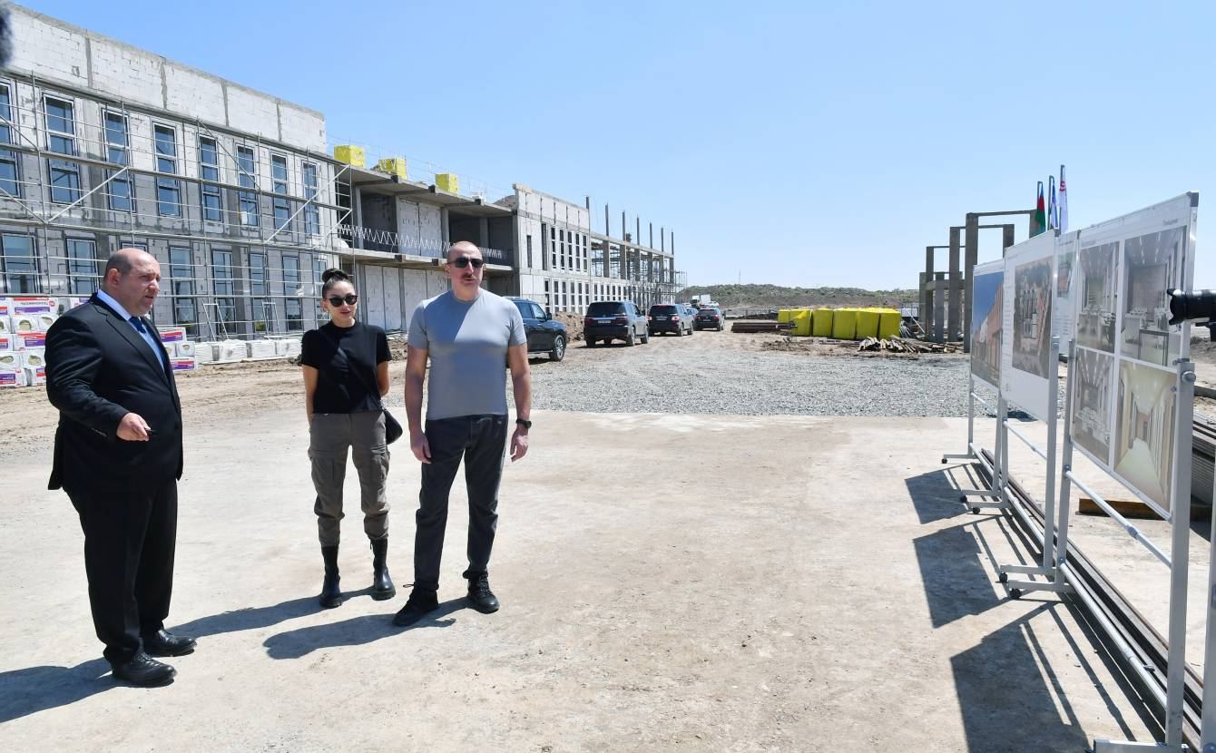 Azerbaijan completes construction work at school in Fuzuli with support of Uzbekistan (PHOTO)