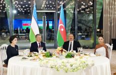 State reception hosted in honor of President of Uzbekistan Shavkat Mirziyoyev (PHOTO/VIDEO)