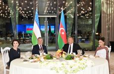State reception hosted in honor of President of Uzbekistan Shavkat Mirziyoyev (PHOTO/VIDEO)