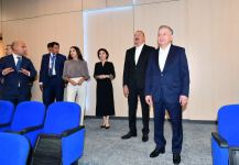 Президент Ильхам Алиев, Первая леди Мехрибан Алиева, Шавкат Мирзиёев и его супруга Зироатхон Мирзиёева приняли участие в открытии средней школы в Физули (ФОТО/ВИДЕО)