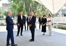 Presidents of Azerbaijan, Uzbekistan, First Ladies visit Shusha city (PHOTO)