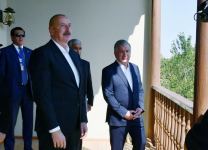 Presidents of Azerbaijan, Uzbekistan, First Ladies visit Shusha city (PHOTO)