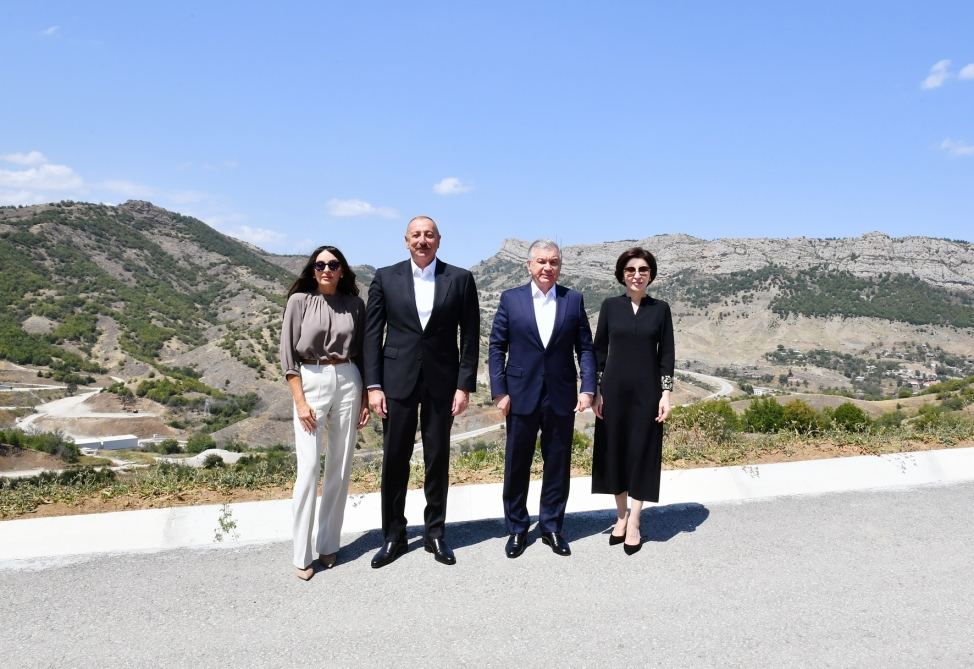 Presidents of Azerbaijan, Uzbekistan, First Ladies visit Shusha city (PHOTO)