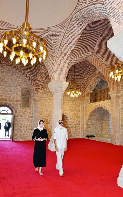 Presidents of Azerbaijan, Uzbekistan, First Ladies visit Shusha city (PHOTO)