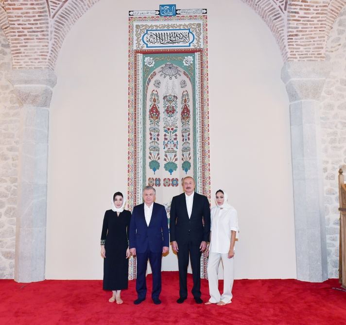 Presidents of Azerbaijan, Uzbekistan, First Ladies visit Shusha city (PHOTO)